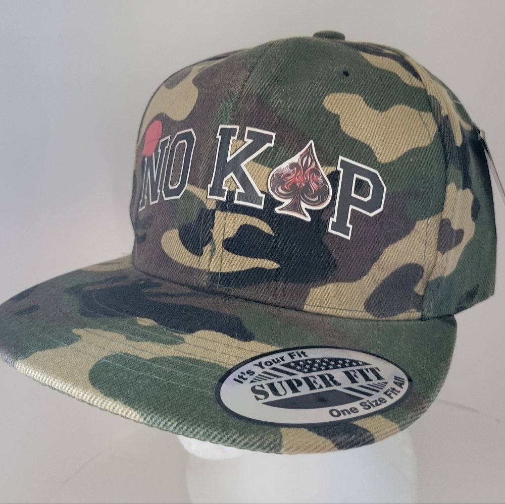 No Kap Mens Camo Trucker Hat Super Fit One Size Fits All